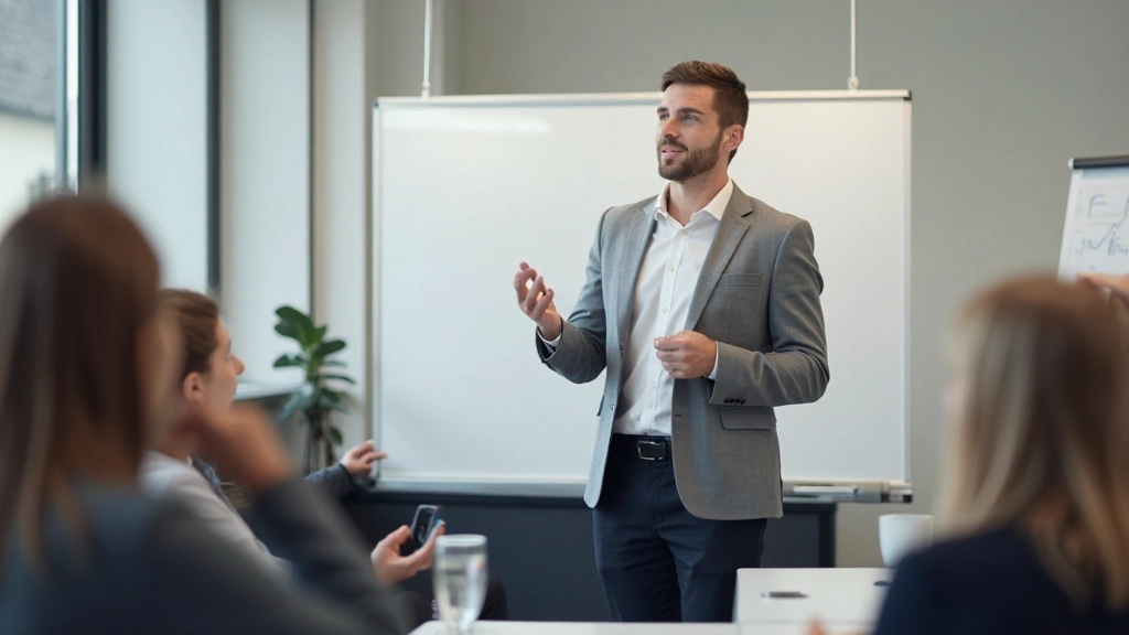 Professional Dutch language classroom with interactive learning materials and modern teaching environment